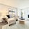 Spacious and naturally lit apartment living room at LYV Six Forks
