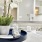 Modern decor inside the model apartment at LYV Six Forks