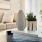 Modern living room furnishings inside apartment homes at LYV Six Forks Apartments
