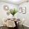Modern furnished apartment dining room inside a home at LYV Six Forks