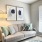 Furnished apartment living room and large window inside a home at LYV Six Forks